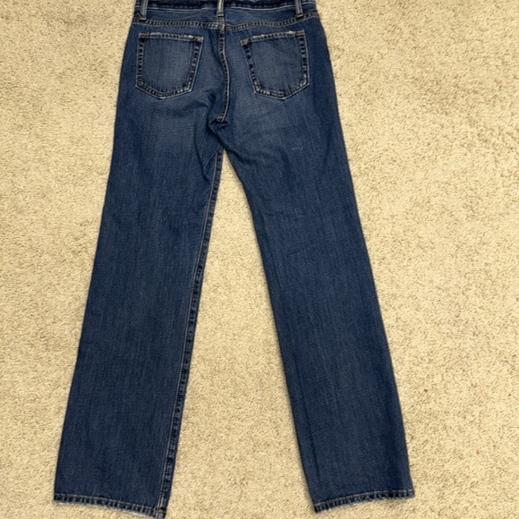 Vintage GAP Boyfriend Straight Leg Jeans 2006 Dark Wash Denim All Cotton - Picture 4 of 11